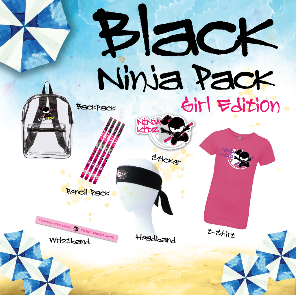 Black Belt Ninja Pack Girls ©