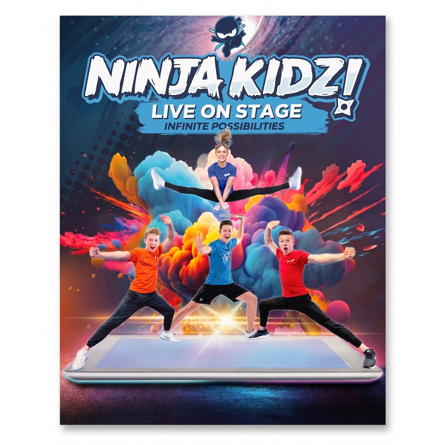 Ninja Kidz Live Tour Poster