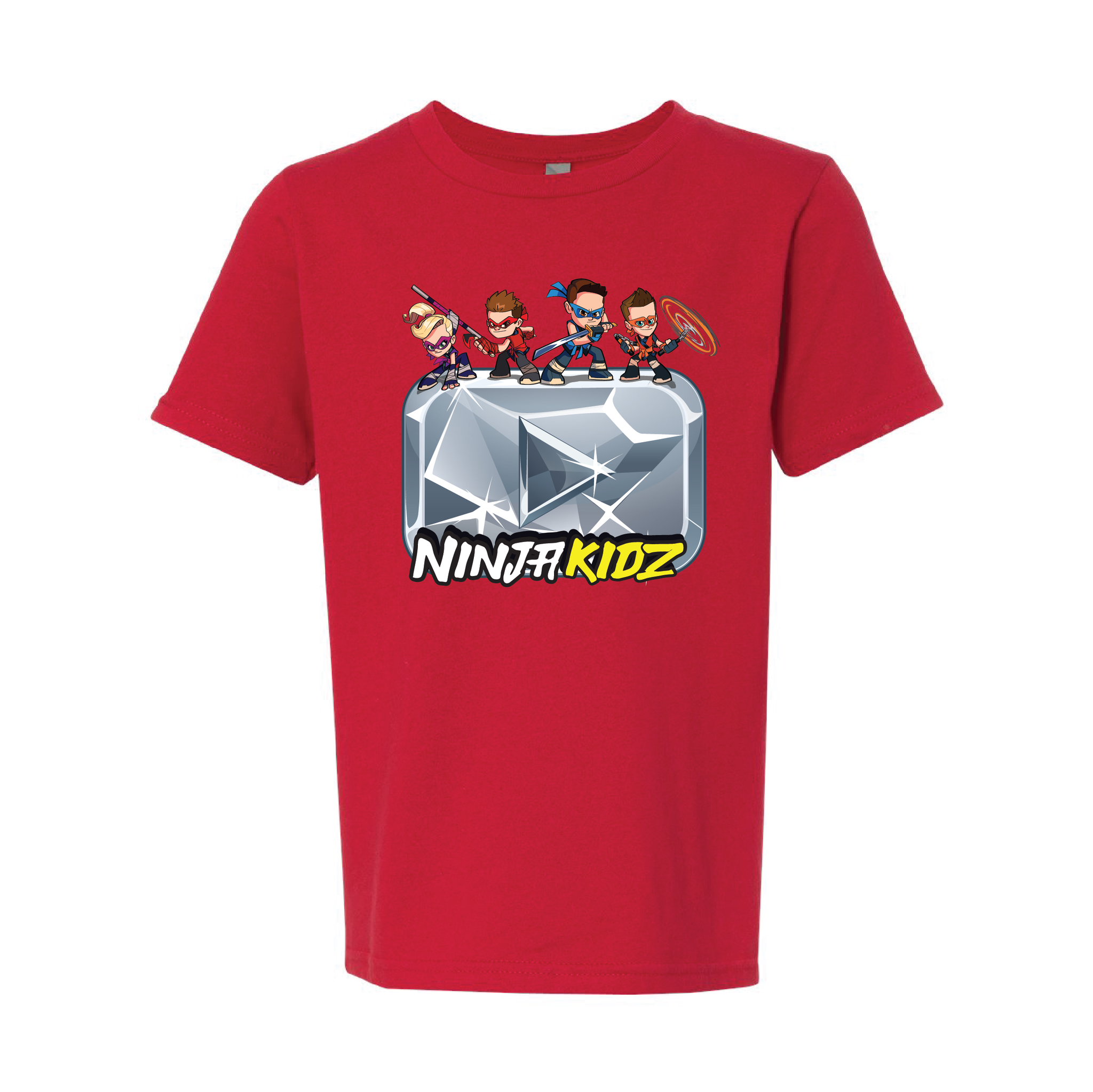 Ninja Kidz Pink 2 Unisex Kids T-shirt, Ninja Kid Kids T-shirt for Boys and  Girls