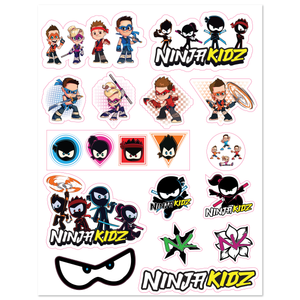 Ninja Kidz© Cartoon Decal Sheet ©
