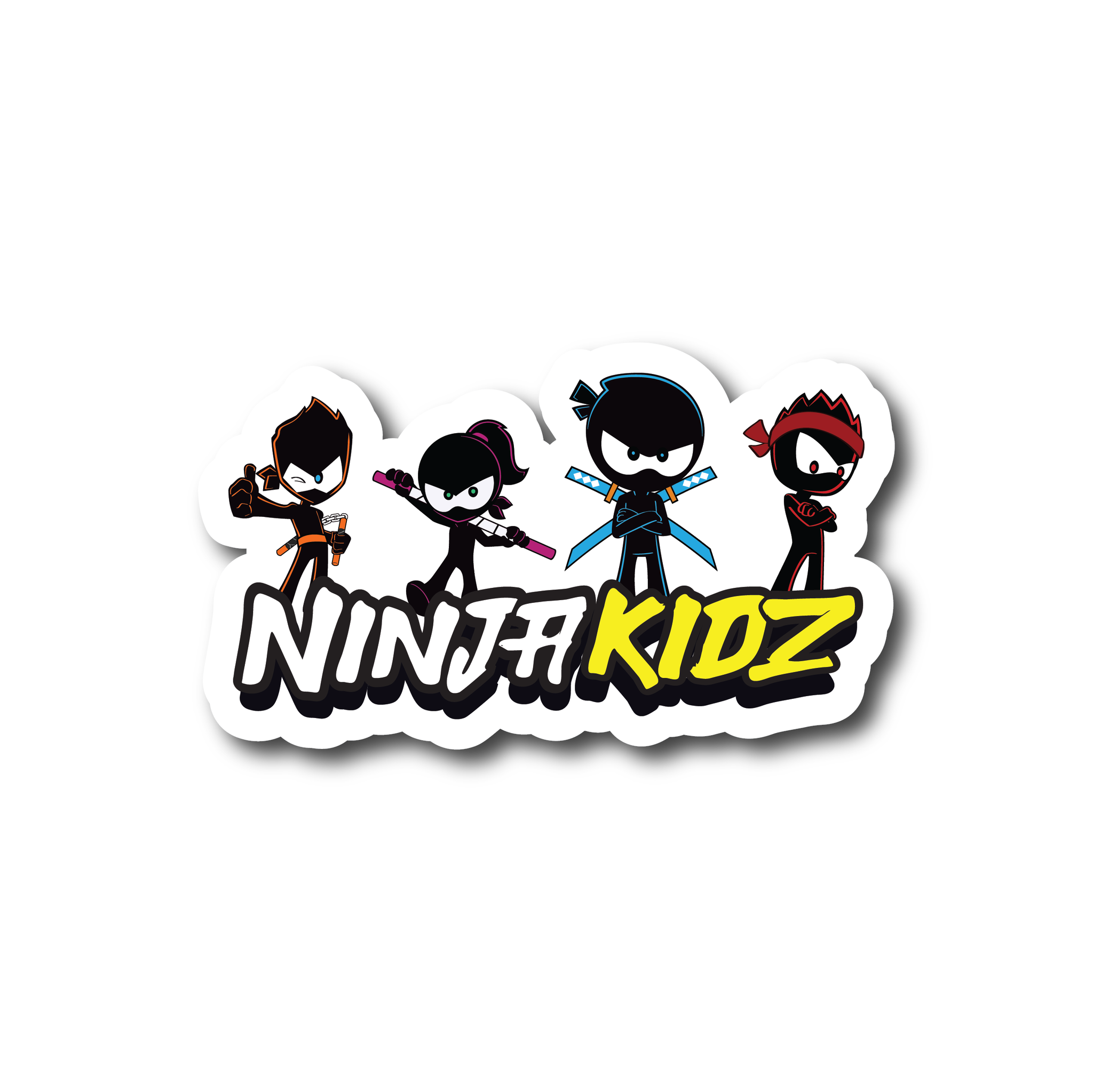 Ninja Kidz Cartoon Decals ©