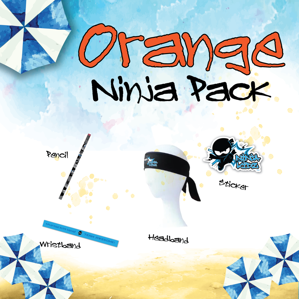 Orange Belt Ninja Pack Boys ©