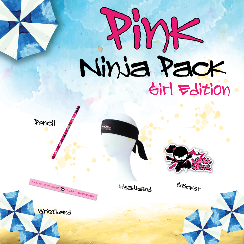 Pink Belt Ninja Pack Girls ©