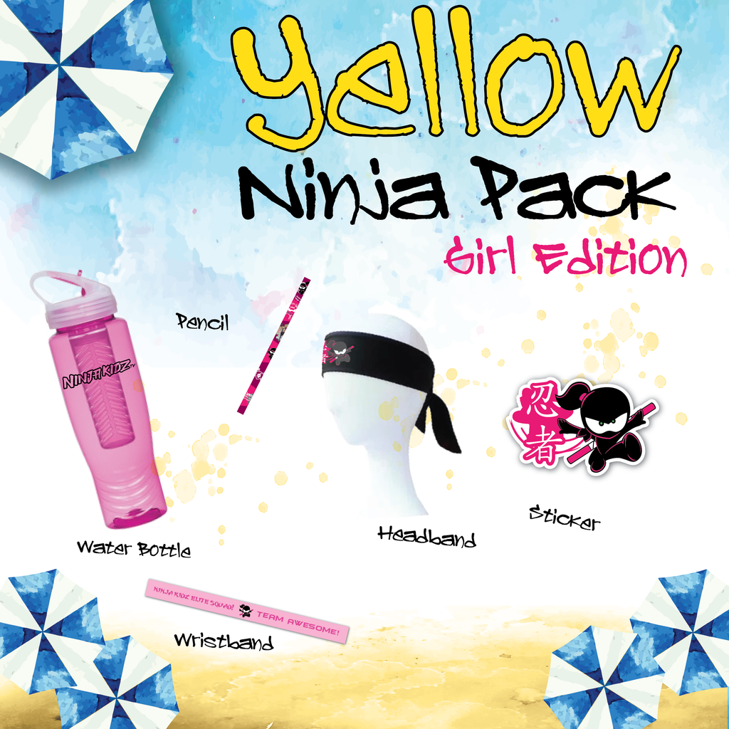 Yellow Belt Ninja Pack Girls ©