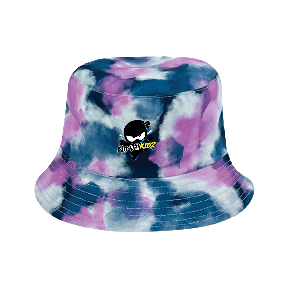 Tie-Dye Bucket Hat - Purple & Blue